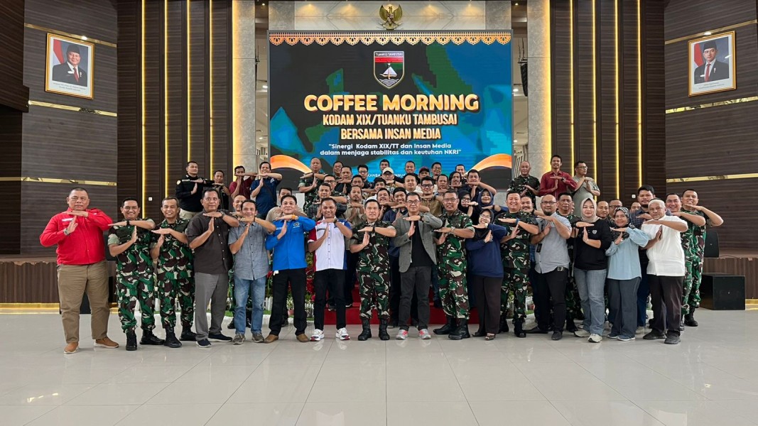 Kodam XIX/TT dan PWI Riau Tekankan Pentingnya Sinergitas dalam Penyampaian Informasi