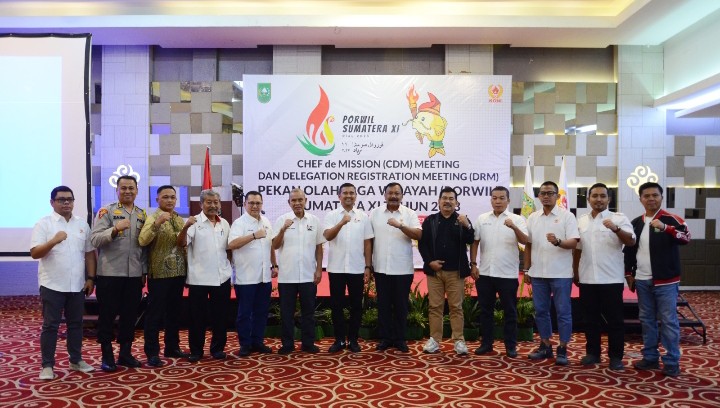 PB Porwil Gelar CDM Meeting dan DRM, 1895 Atlet dan Ofisial Hadir di Porwil Sumatera XI 2023