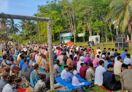 Ribuan Warga Muhammadiyah di Riau Gelar Salat Idulfitri