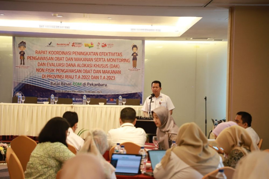 BBPOM Pekanbaru Gelar Rakor Peningkatan Efektivitas Pengawasan Obat dan Makanan