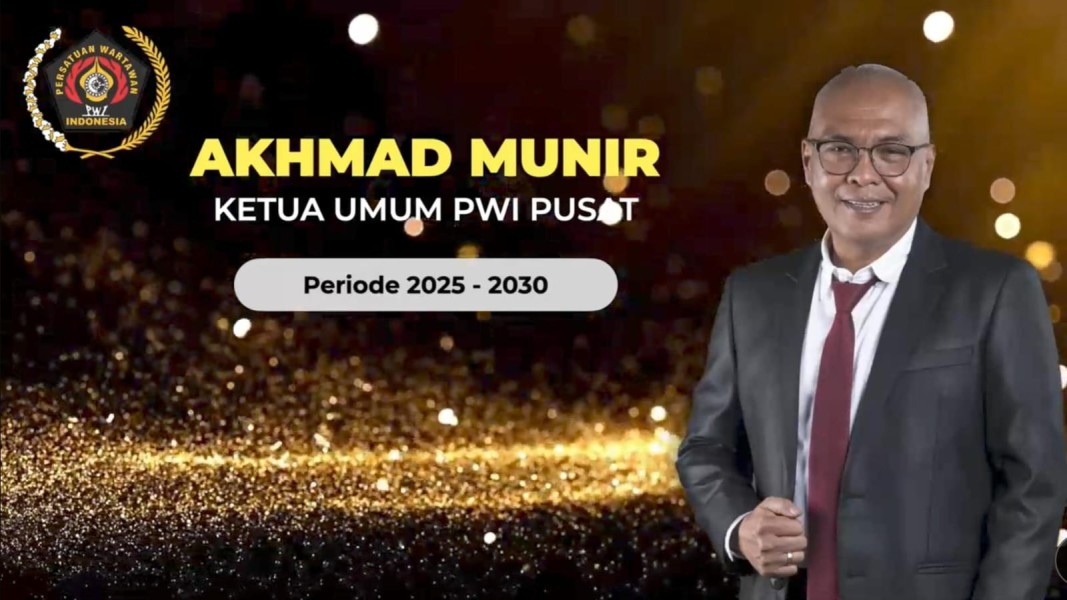 Akhmad Munir Ketua Umum PWI Periode 2025-2030:  PWI Bersatu dan Kembalikan Marwah PWI