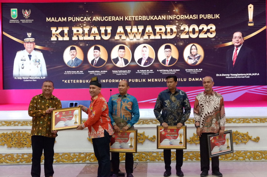 PT SPR Kembali Raih Penghargaan KI Riau Award  2023