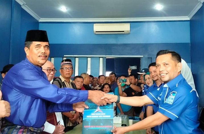Burhan Gurning Daftar Calon Wakil Walikota Pekanbaru ke Demokrat
