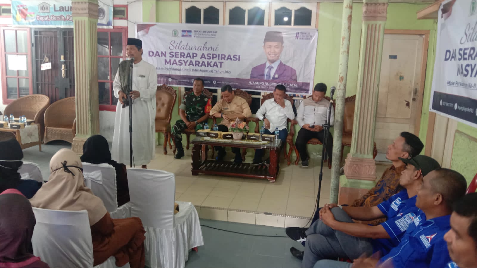 Babinsa Hadiri Reses Legislatif Partai Demokrat di Kelurahan Kotabaru 
