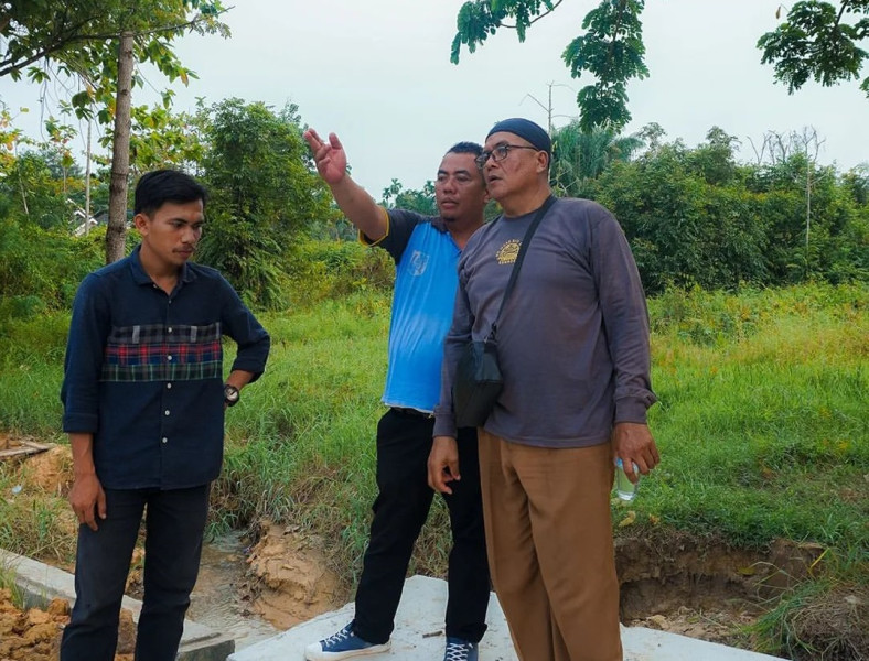 Dinas PUPR Pekanbaru Pemasang Box Culvert di Jalan Madya Puri untuk Atasi Genangan Air