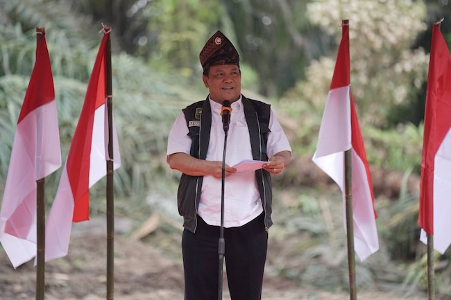 Plt Gubri Apresiasi Warga Kawasan TNTN yang Kembalikan Lahan ke Negara