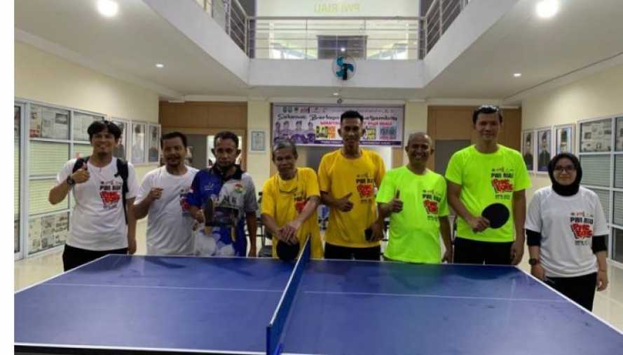 Pingpong Championship V 2023 PWI Riau, Meriahkan HPN dan HUT PWI ke 77