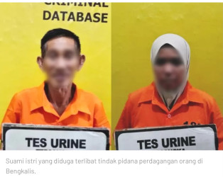 Kasus TPPO, Pasutri di Bengkalis Dituntut 6 dan 4 Tahun Penjara