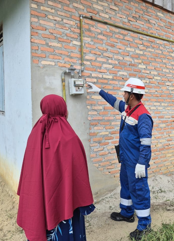 Program Jargas Warga Perawang Kabupaten Siak Tak  Terpengaruh Kelangkaan Gas LPG 3kg