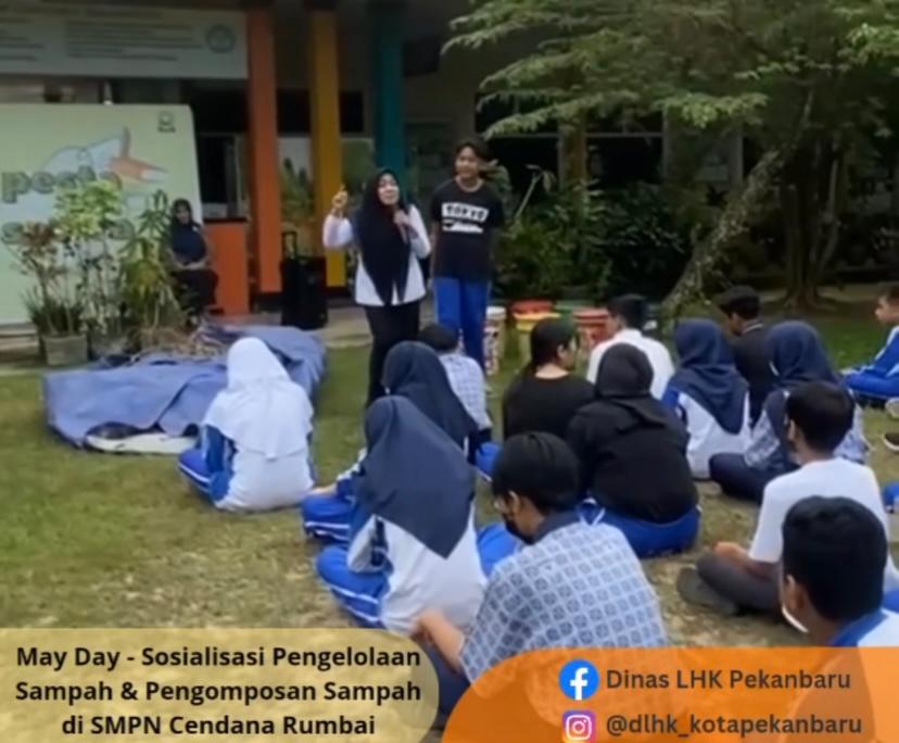 DLHK Pekanbaru Sosialisasi Pengelolaan Sampah dan Pengomposan Sampah