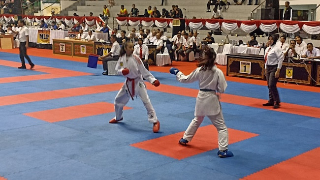 Hasil Sementara Kejurnas Karate, Riau Kumpulkan 3 Medali Perunggu