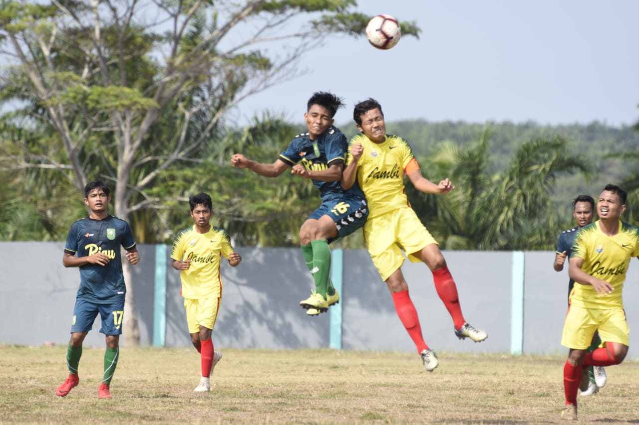 Jambi Rusak Mimpi Tim Sepakbola Riau Raih Tiket PON XX 2020