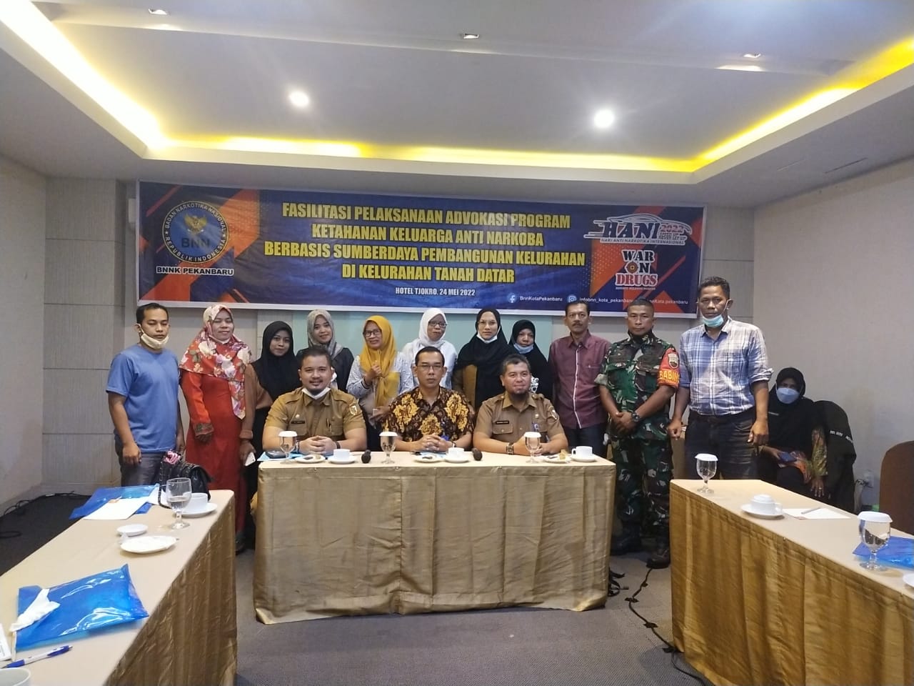 Babinsa Serka Agus Purwanto Ikuti Pelatihan Program Ketahanan Keluarga Anti Narkoba 