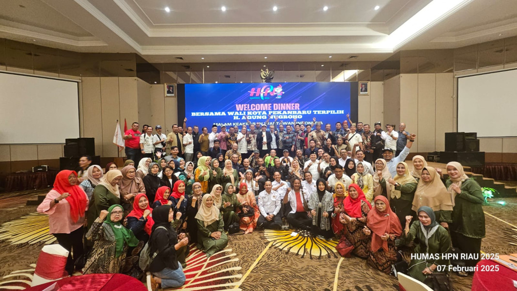 Walikota Pekanbaru terpilih Siap Support Penuh Kegiatan Wartawan
