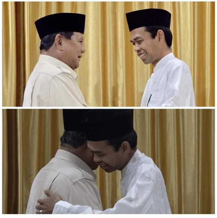 UAS Nyatakan Dukung Prabowo, Suara Jokowi di Jatim 'Rontok'