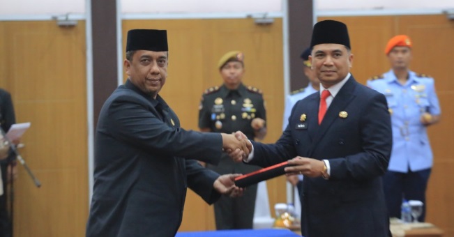 Kepala BPKAD Kota Pekanbaru Hadiri Pelantikan Pj Sekda