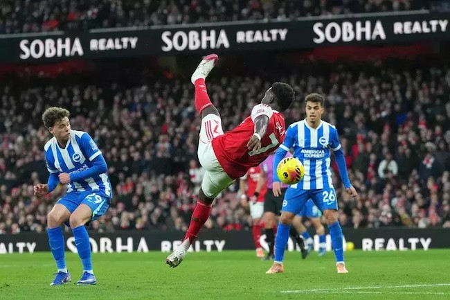 Hajar Brighton, Arsenal Kembali ke Puncak Klasemen Liga Inggris