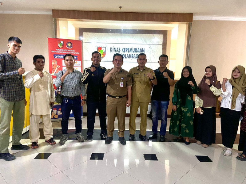 Semangat Kolaborasi, Kadispora Pekanbaru Terima Audiensi Pengurus FPRM Pekanbaru