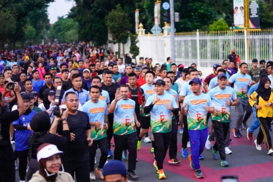Karhutla Fun Run 5K : Gubri Abdul Wahid Gaungkan Semangat Peduli Lingkungan