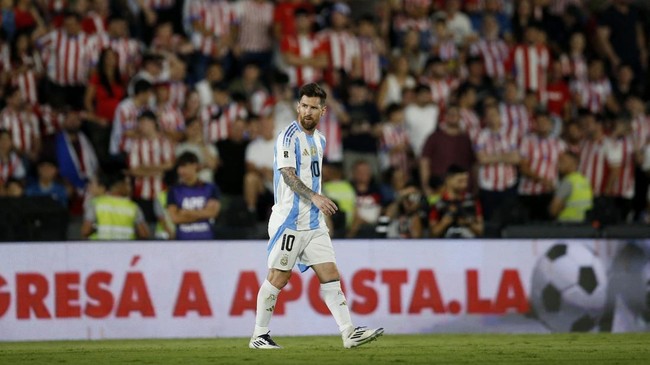 Ada Messi Timnas Argentina Kalah dari Paraguay