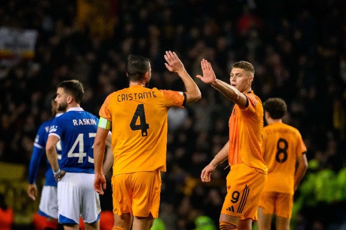Hasil Liga Europa: AS Roma Tumbangkan Rangers 2-0