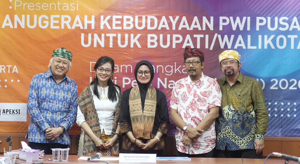 PWI Pusat Bakal Berikan Anugerah Kebudayaan untuk Bupati dan Walikota