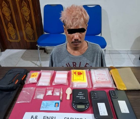 Berawal dari Laporan Warga, Pengedar Sabu di Pekanbaru Berhasil Diringkus