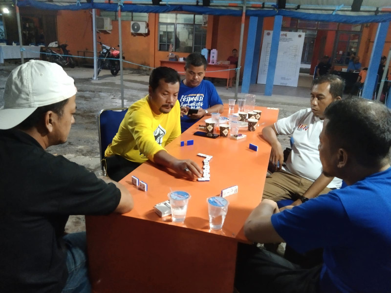 Pasangan Tangguh PWI Riau Juara I, Domino Championship HPN di Tembilahan