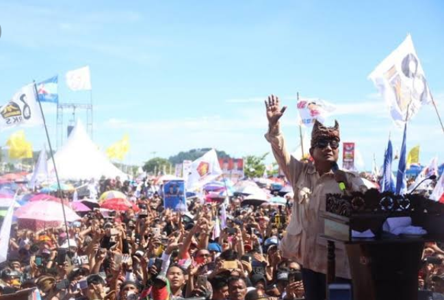 Kampanye di Padang, Prabowo Sampaikan Permintaan Maaf