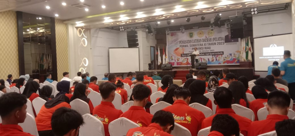 Genderang Perang Sudah Ditabuh,  220 Atlet dan Pelatih Riau Jalani  Trainning Camp