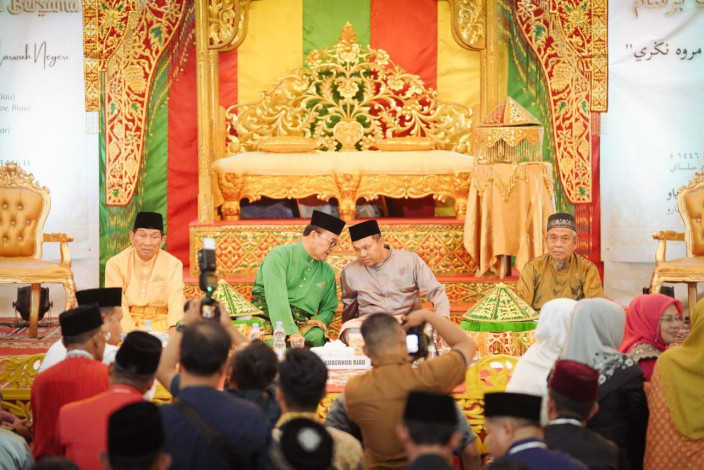 Gubri Ajak Masyarakat Mandah Jaga Kekompakan Bangun Daerah