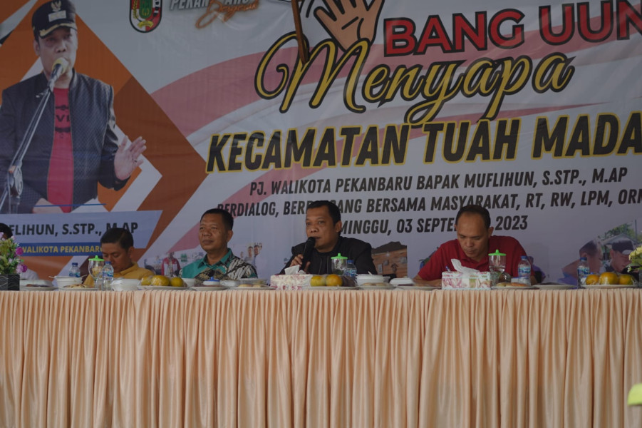 Menyapa Warga Tuah Madani, Ini Janji Muflihun
