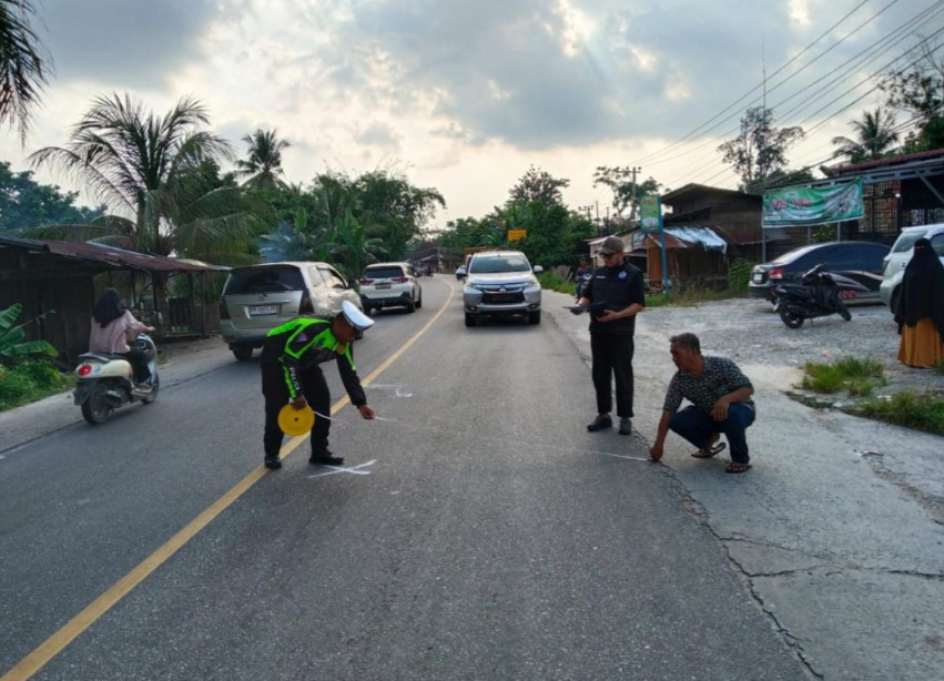 Dua Remaja Tewas Terlindas Truk di Jalan Raya Pekanbaru–Bangkinang