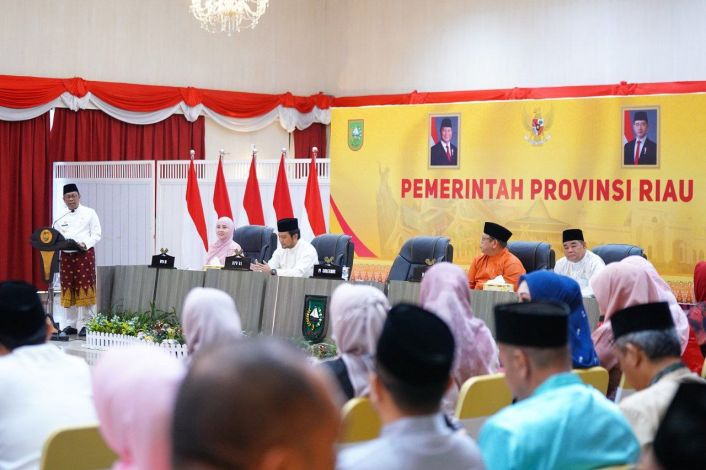 Anggota DPD RI Dapil Riau Temui Pj Gubri, Ini yang Dibahas