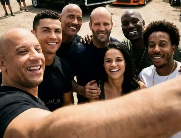 Sah, Cristiano Ronaldo Resmi Gabung Keluarga Fast and Furious
