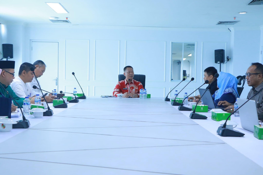 Sekdako Pimpin Rapat Percepatan Jumlah Pelanggan PDAM