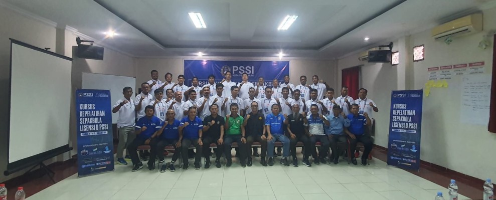 PSSI Pekanbaru Tutup Kursus Pelatih Lisensi D Gelombang 1 dengan Harapan Baru