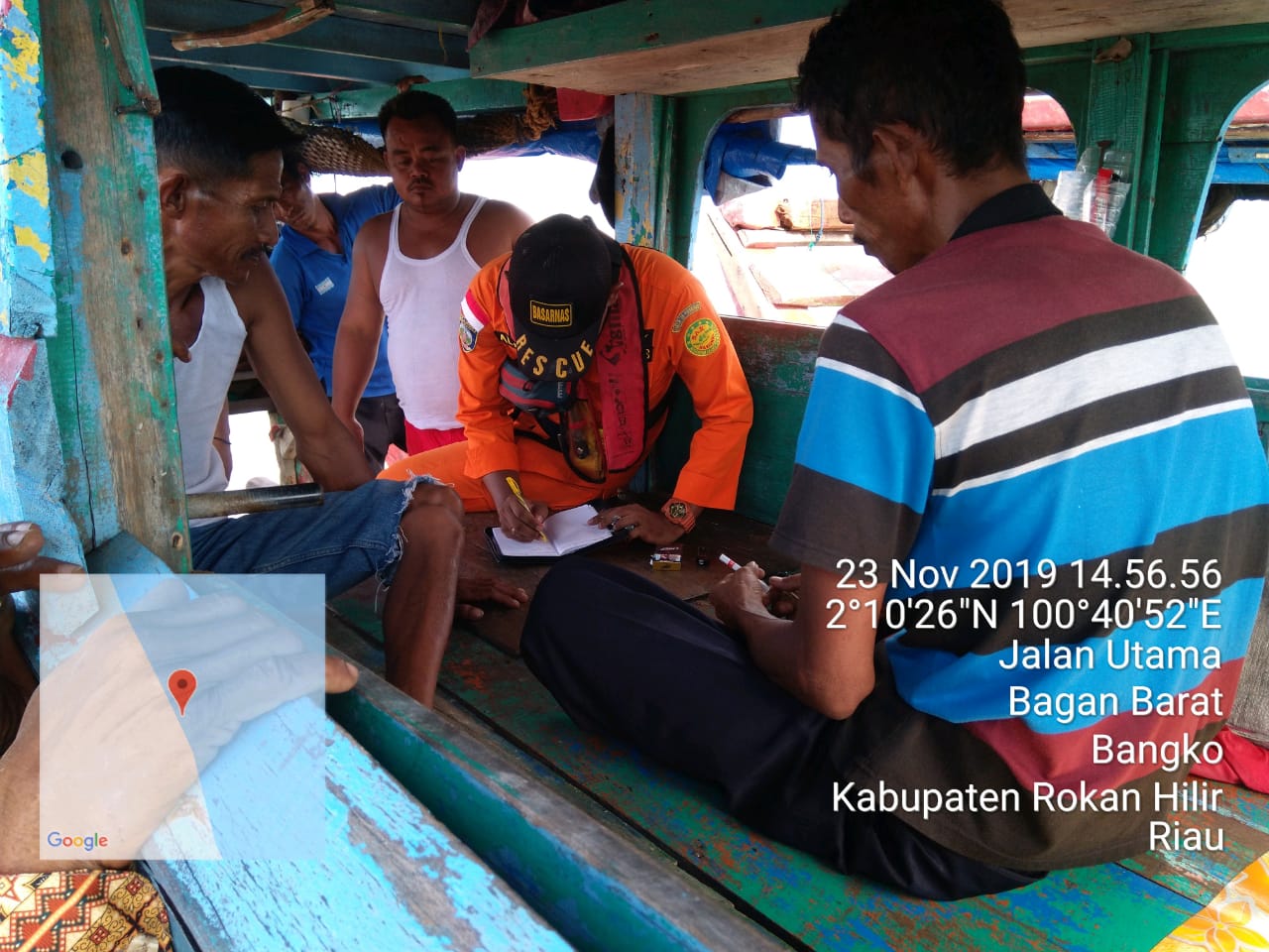 Bubu Patah, Nelayan Jatuh Kelaut 