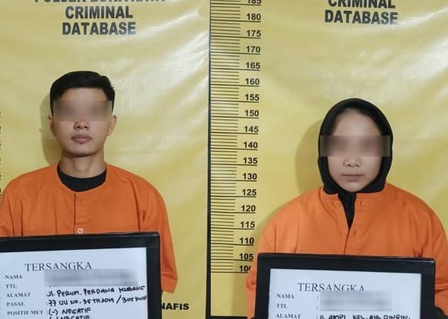 Sejoli Ditangkap Usai Buang Bayi Hasil Hubungan Gelap