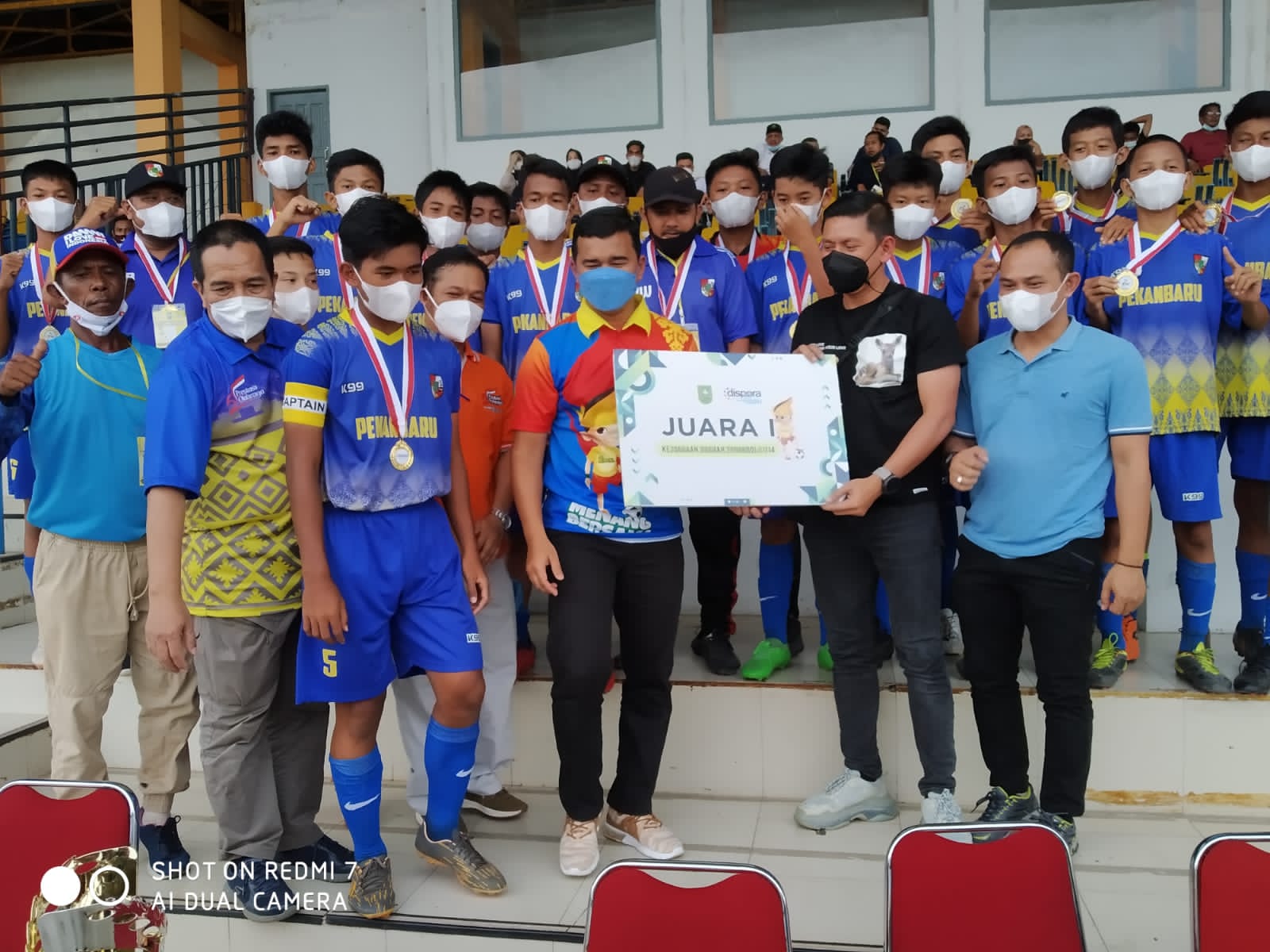 Juara U-14, Pekanbaru Double Winners Kejurda Sepakbola Piala Gubernur Riau 2021