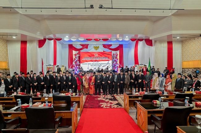 45 Anggota DPRD Bengkalis Dilantik