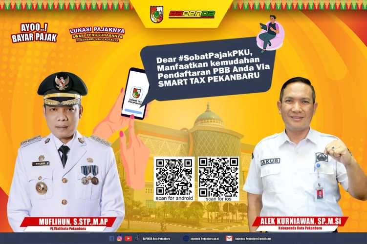 Perolehan Pajak Daerah di Pekanbaru Tembus Rp98 Miliar