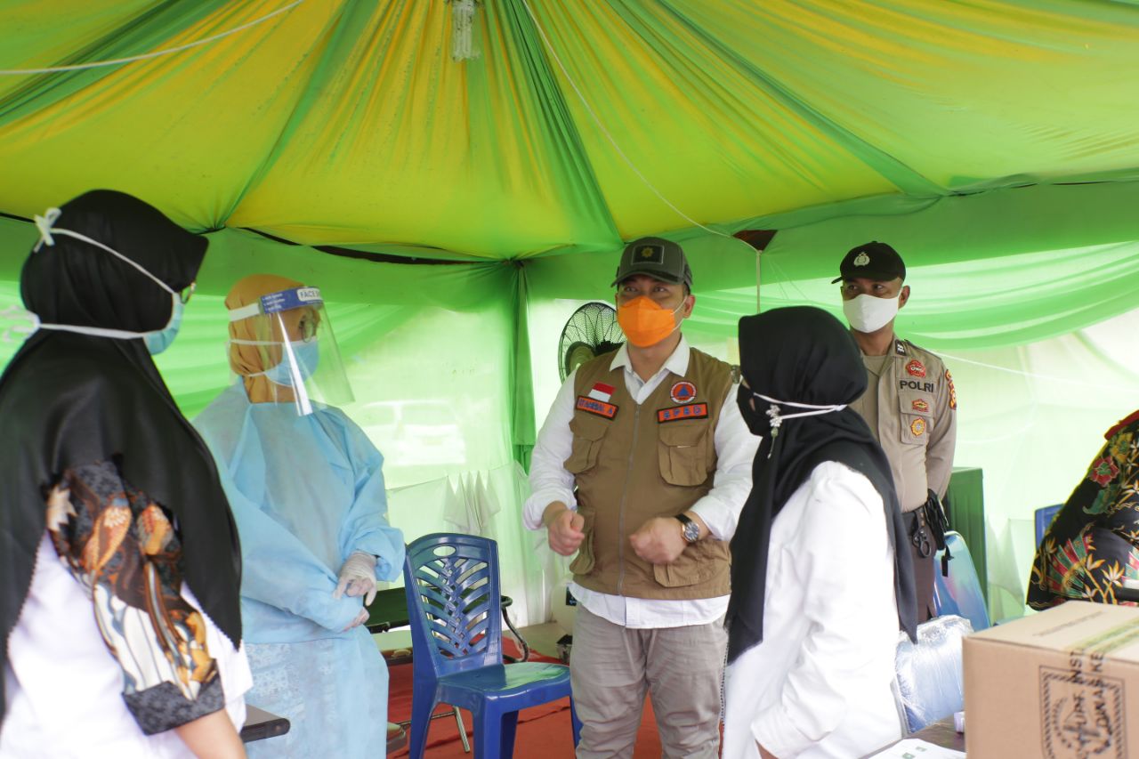 Tim GTP Covid-19 Riau Tinjau 4 Pos Check Poin Covid-19 