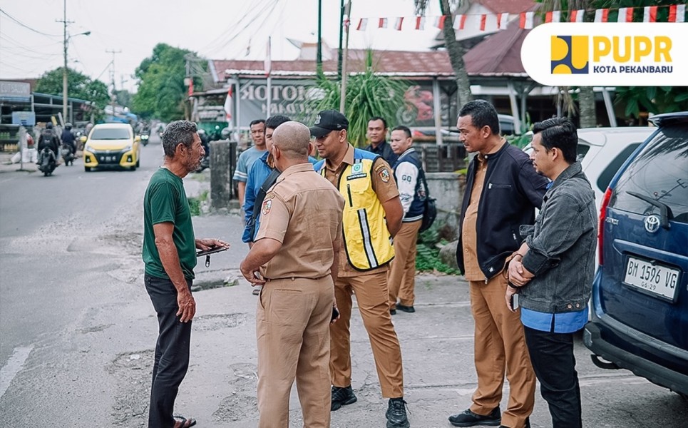 Dinas PUPR Pekanbaru Tanggapi Keluhan Masyarakat Terkait Jalan Rusak di Simpang Jalan Ahmad Yani I