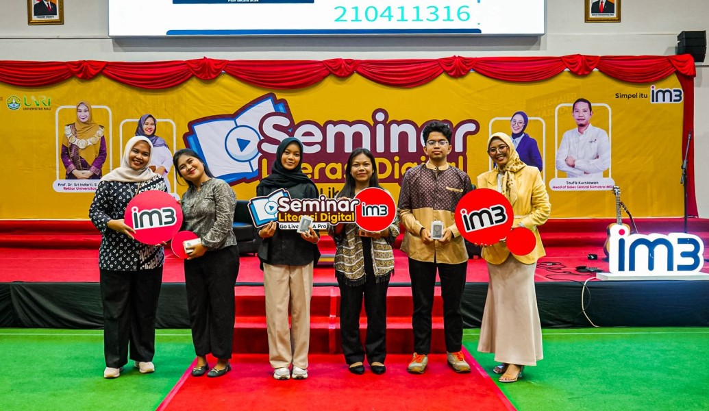 Indosat Ooredoo Hutchison Gelar Seminar Literasi Digital di Universitas Riau