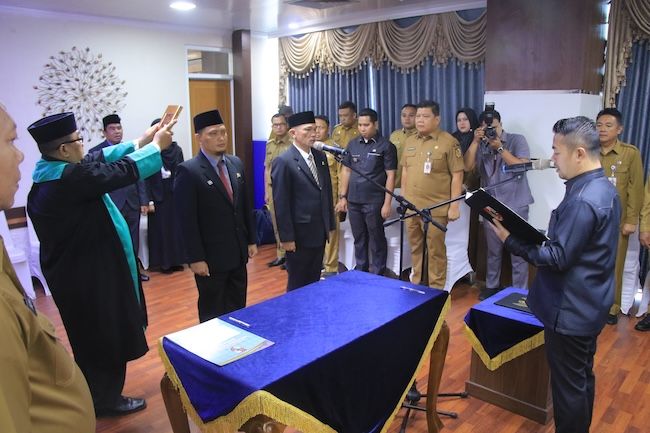 Pj Walikota Pekanbaru Kembali Lantik Enam Pejabat