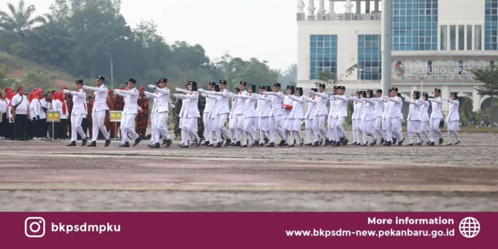 BKPSDM Kota Pekanbaru Ikut Upacara Peringatan Hari Lahir Pancasila 2024