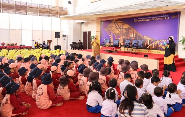 Kunjungan ke Pustaka Soeman HS Selalu Ramai, Sehari Capai 700 Siswa