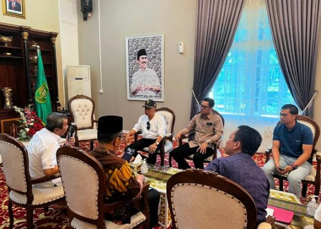 Wabup Asmar Menghadap Gubernur Syamsuar