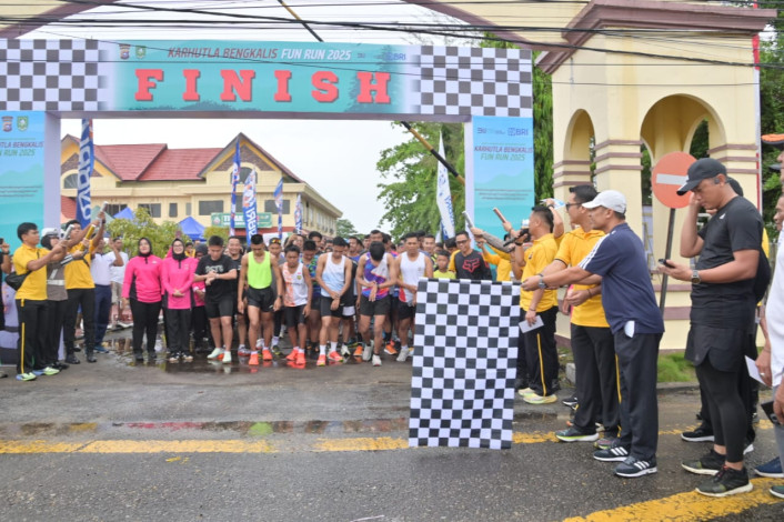 Pemkab Bengkalis Apresiasi Pelaksanaan Karhutla Fun Run 2025